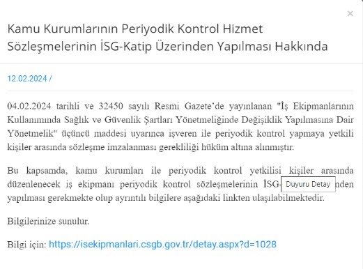Genç Teknik Mühendislik UZMANI ATANMASI